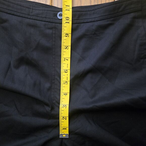 ESCADA Women's Black Wide Leg Wool High-Rise Slacks Waist 28 - Picture 7 of 9